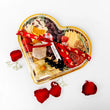 Load image into Gallery viewer, Love Board Cheese platter for couples for a date, gifting with heart shaped platter
