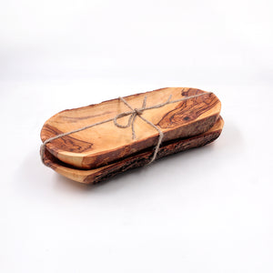 Olive Wood Tray | Handcrafted Elegance from Palestine