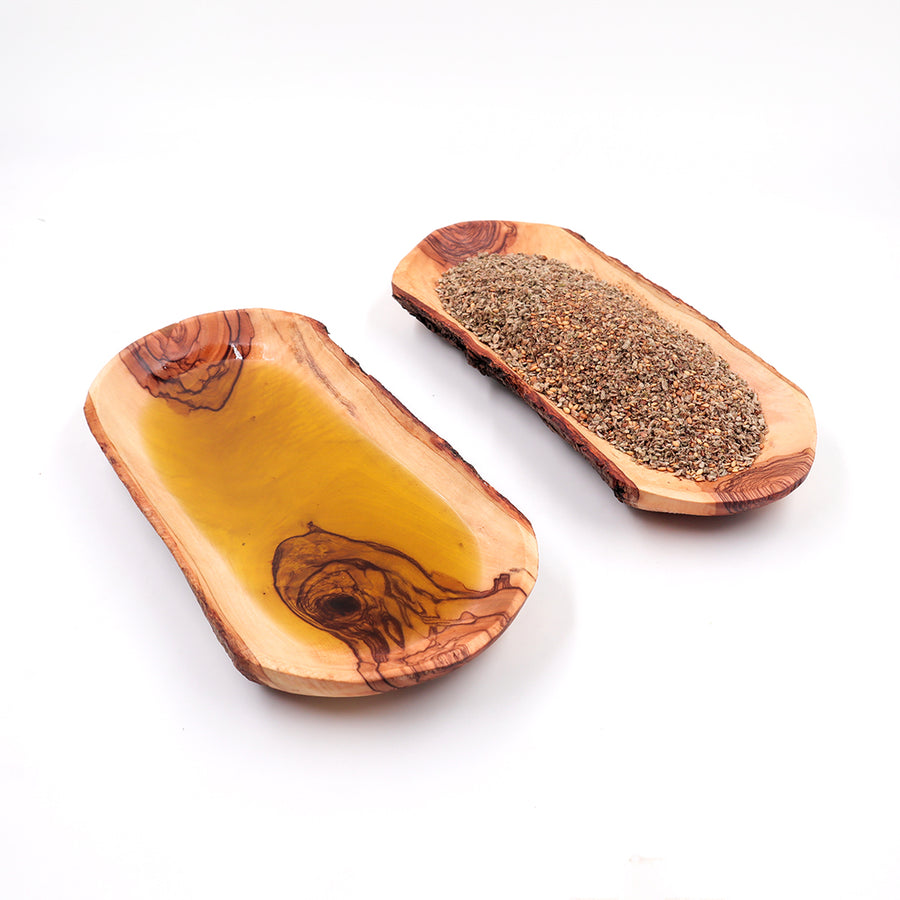 Olive Wood Tray | Handcrafted Elegance from Palestine