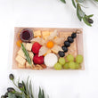 Load image into Gallery viewer, Vegetarian mini cheese platter for corporate events with fresh fruits and biscuits order minimum 3
