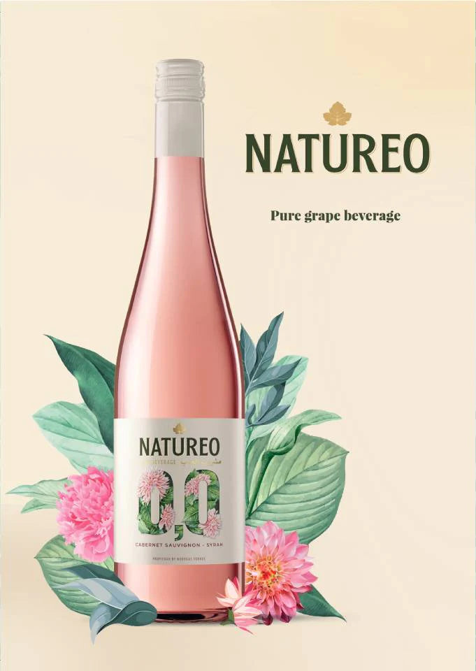natureo rose grape beverage 75cl