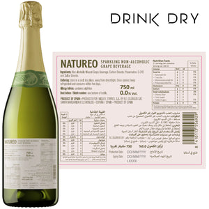 natureo sparkling grape beverage 75cl